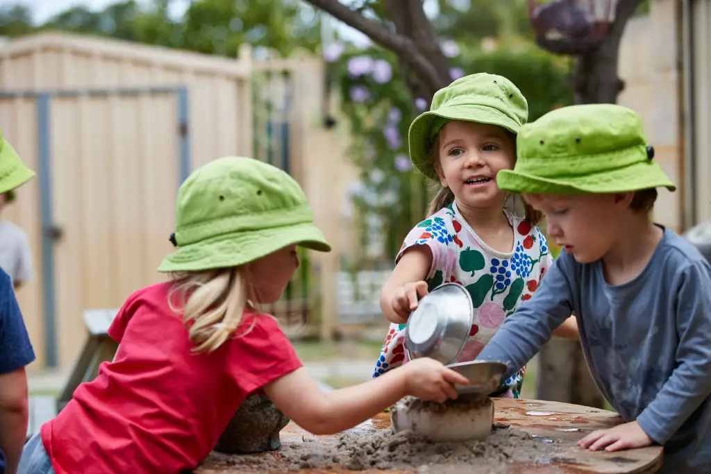 children playing together